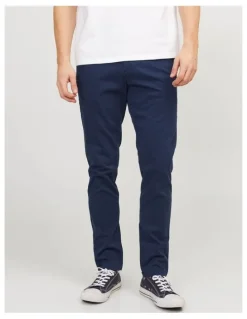 Jack & Jones Marco Bowie Slim Chino Pants Navy Blazer