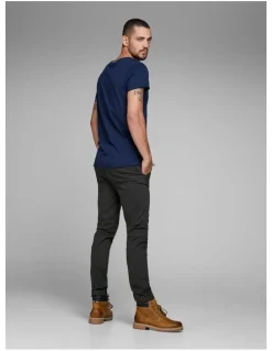 Jack & Jones Marco Bowie Slim Fit Chino Pant in Black