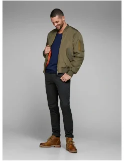 Jack & Jones Marco Bowie Slim Fit Chino Pant in Black