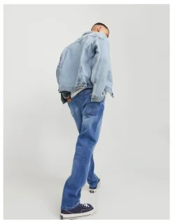 Jack & Jones Mike Original 411 Comfort Fit Jean Blue Denim