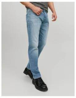 Jack & Jones Mike Original Organic Cotton Jeans in Blue Denim
