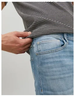 Jack & Jones Mike Original Organic Cotton Jeans in Blue Denim