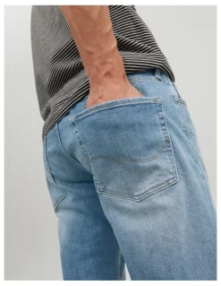 Jack & Jones Mike Original Organic Cotton Jeans in Blue Denim