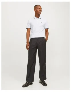 Jack & Jones Paulos Short Sleeve Polo in White