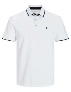 Jack & Jones Paulos Short Sleeve Polo in White