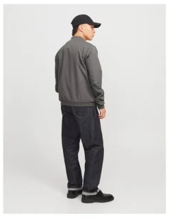 Jack & Jones Rush Bomber Jacket in Grey