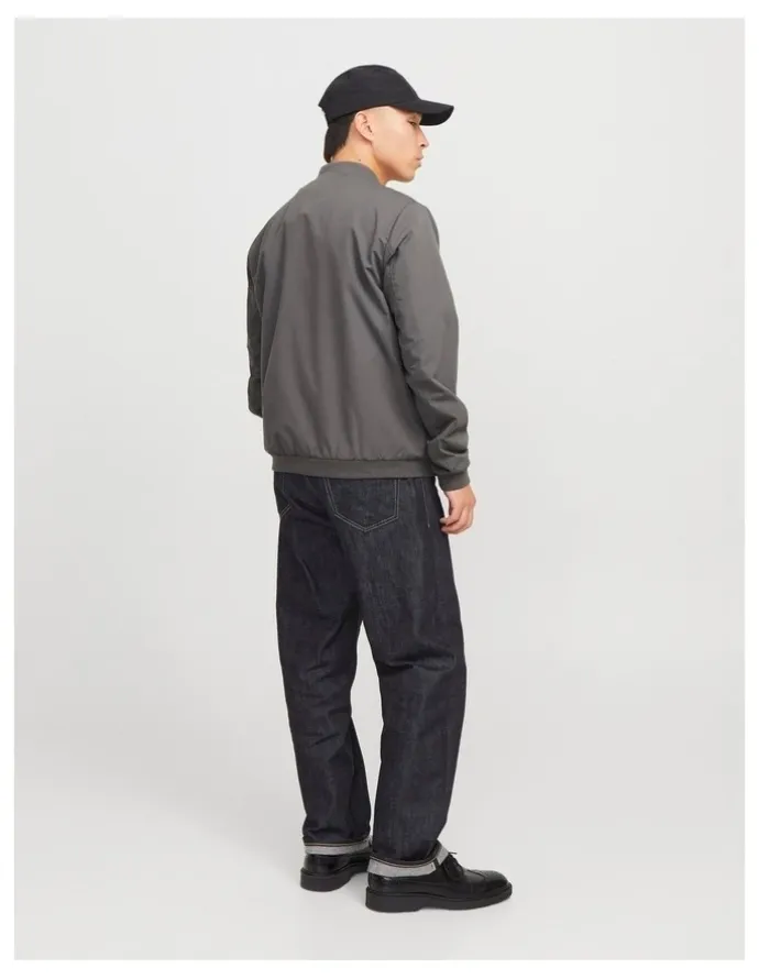 Jack & Jones Rush Bomber Jacket in Grey