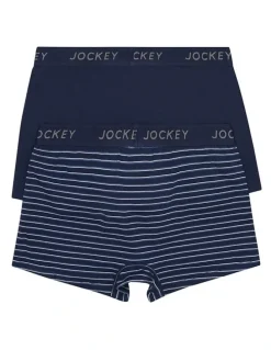 Jockey Comfort Classics Trunk 2 Pack in Deepest Navy