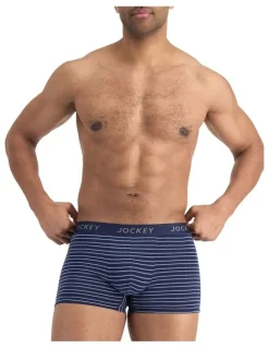 Jockey Comfort Classics Trunk 2 Pack in Deepest Navy