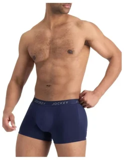 Jockey Comfort Classics Trunk 2 Pack in Deepest Navy