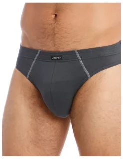 Jockey Cotton Briefs 4 Pack in Multi