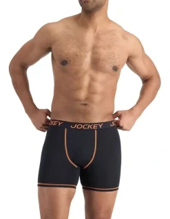 Jockey Performance Active Midway Micro Trunk 2 Pack in Black