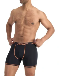 Jockey Performance Active Midway Micro Trunk 2 Pack in Black