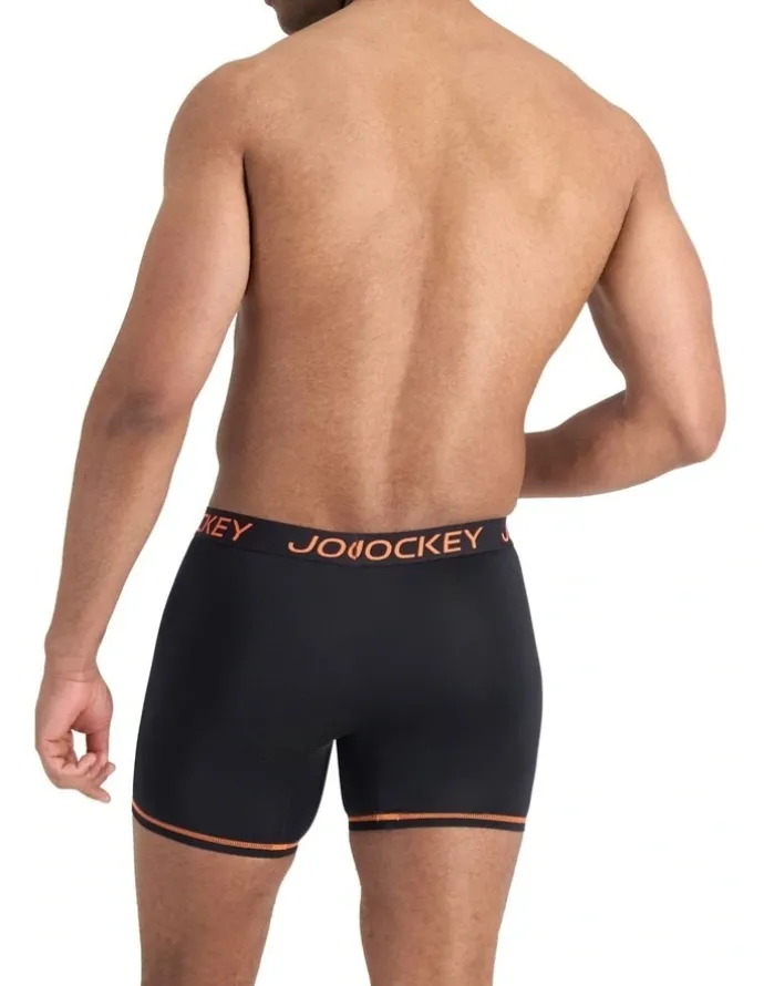 Jockey Performance Active Midway Micro Trunk 2 Pack in Black