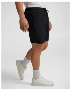 Johnny Bigg Active Woven Stretch Shorts in Black