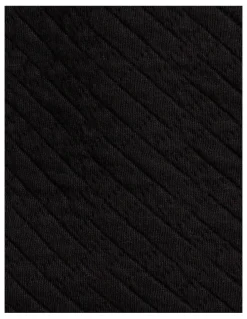 Johnny Bigg Aspen Jacquard Hoodie in Black