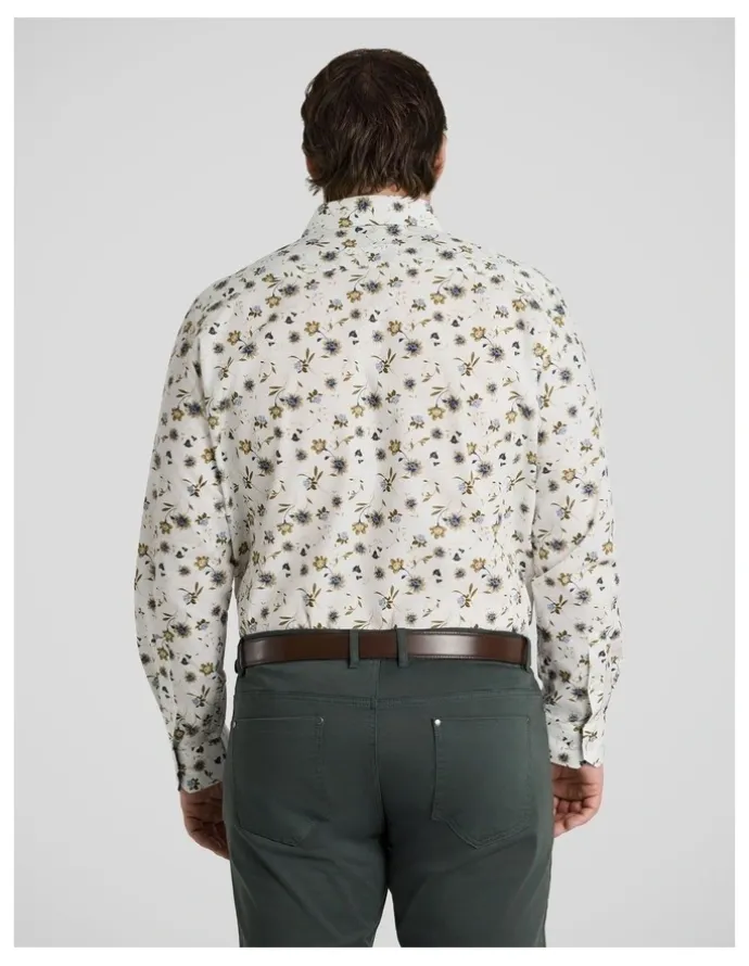 Johnny Bigg Baillie Floral Shirt in White