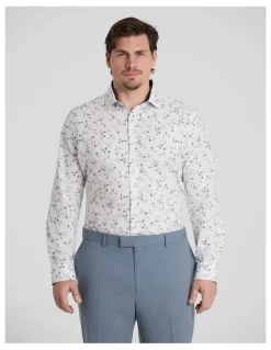 Johnny Bigg Bastian Floral Shirt in White