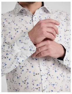 Johnny Bigg Bastian Floral Shirt in White