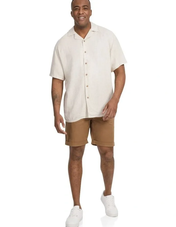 Johnny Bigg Bondi Relaxed Fit Shirt in Sand
