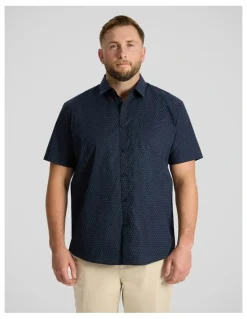 Johnny Bigg Butler Stretch Shirt in Navy