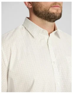 Johnny Bigg Butler Stretch Shirt in White