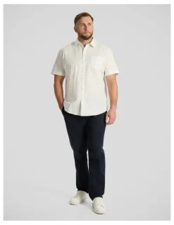 Johnny Bigg Butler Stretch Shirt in White