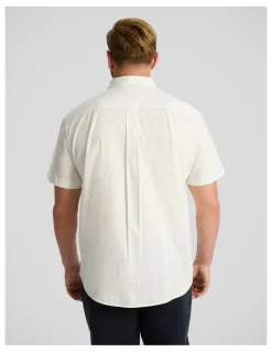 Johnny Bigg Butler Stretch Shirt in White