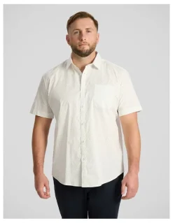Johnny Bigg Butler Stretch Shirt in White