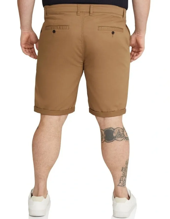 Johnny Bigg Charlie Canvas Short in Camel