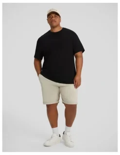 Johnny Bigg Charlie Canvas Short in Chalk