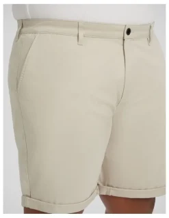 Johnny Bigg Charlie Canvas Short in Chalk