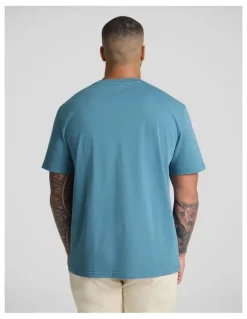 Johnny Bigg Classic Heavy Weight Tee in Airforce Blue
