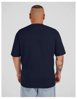 Johnny Bigg Classic Heavy Weight Tee in Navy