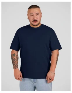 Johnny Bigg Classic Heavy Weight Tee in Navy