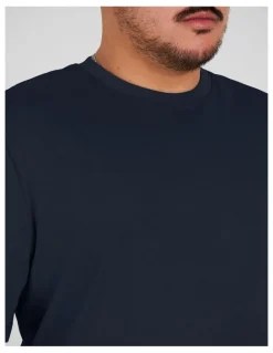 Johnny Bigg Classic Heavy Weight Tee in Navy