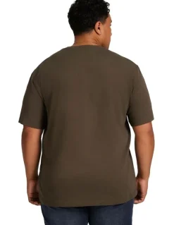 Johnny Bigg Classic Heavy Weight Tee in Olive