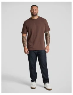 Johnny Bigg Classic Heavy Weight Tee in Brown