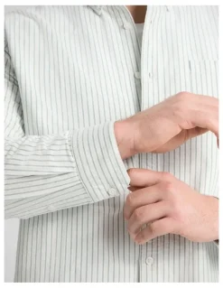 Johnny Bigg Classic Oxford Shirt in Green