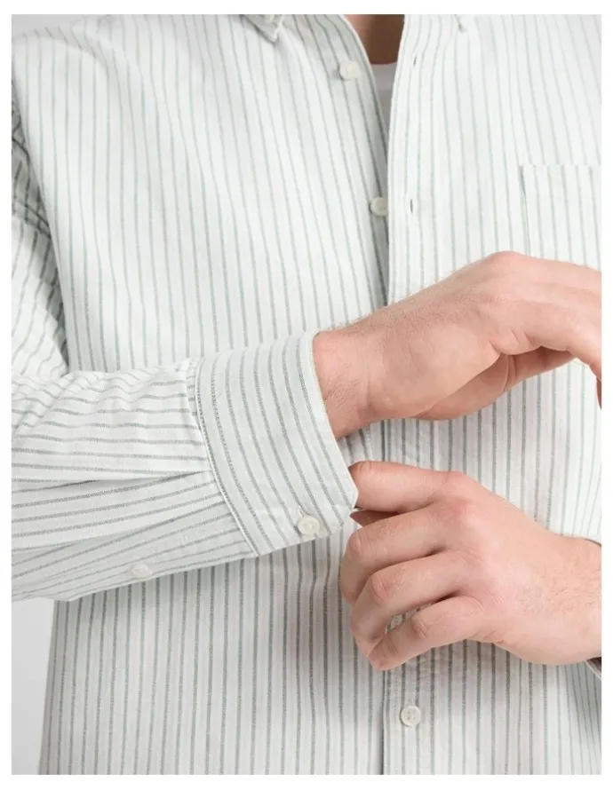 Johnny Bigg Classic Oxford Shirt in Green