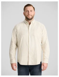 Johnny Bigg Classic Oxford Shirt in Natural