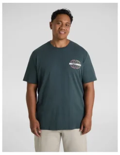 Johnny Bigg Conqeur Longline Tee in Peacock