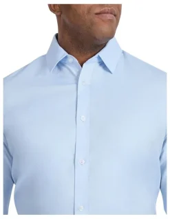 Johnny Bigg Coolmax Stretch Dress Shirt in Light Blue