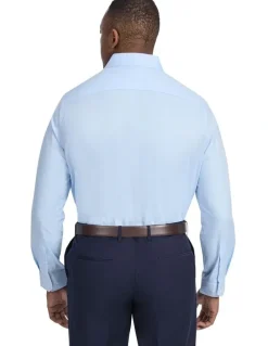 Johnny Bigg Coolmax Stretch Dress Shirt in Light Blue