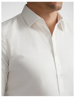 Johnny Bigg Coolmax Stretch Dress Shirt in White