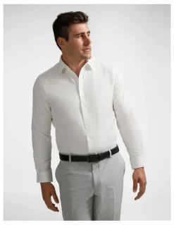 Johnny Bigg Coolmax Stretch Dress Shirt in White