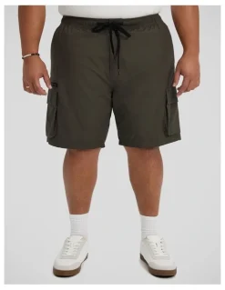 Johnny Bigg Corbin Stretch Cargo Short in Khaki