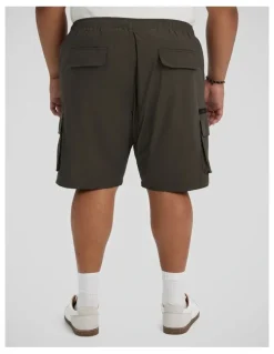 Johnny Bigg Corbin Stretch Cargo Short in Khaki