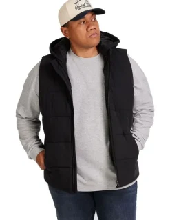 Johnny Bigg Dakota Puffer Vest in Black