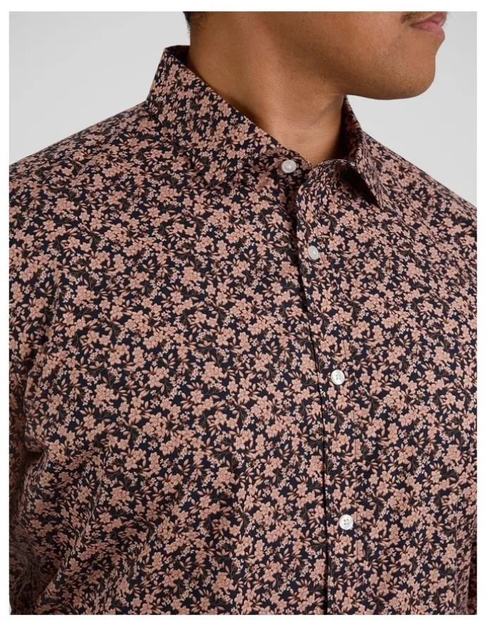 Johnny Bigg Darius Floral Shirt in Pink